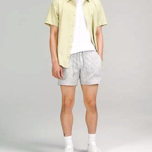 Lululemon Men's Bowline Short 5" XL Gray Sustainable Woven Air Fabric NWT